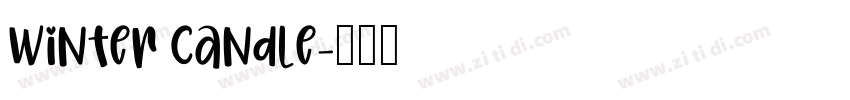 Winter Candle字体转换